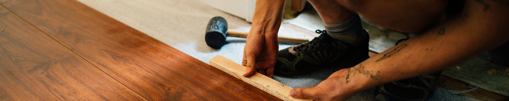 Laminate flooring installation by Bargain Bob's Flooring in Riviera Beach, FL